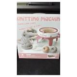 Knitting Machine 40 Needles,Smart Loom Knitting Machine,Knitting Board Rotating Double Knit Loom Machine for AdultsKids Gift,DIY Knit Scarf Hat Sock(with Wool)
