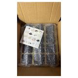 GemeShou Golden coated earring display stand for selling, velvet stud earring holder for jewelry display, Jewlery earring storage organizer tray, studs holder jewelry organizer?Earring holder-Black?