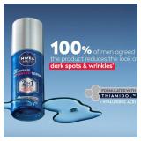 NIVEA MEN Age Defense Advanced Face Serum for Dark Spots with Thiamidol (TM) + Hyaluronic Acid, Fast-Absorbing Face Serum for Men Helps Reduce Look of Dark Spots, Fine Lines and Wrinkles, 1 Fl Oz Bott
