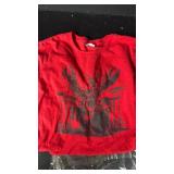 Small, Red, See Photo Funny Retro Drumming Lobster Funny Vintage Lobster Drummer T-Shirt