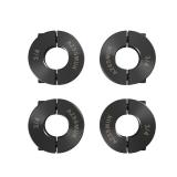 AZSSMUK 34\ Shaft Collar Double Split Clamp-on Carbon Steel with Set Screw 4-packedin