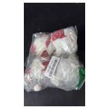 Juegoal 2 Pack Christmas Table Decorations, 10 Inch Lighted Snowmen Figurines, Light Up Snowman Holiday Present, Battery Operated Xmas Gifts Winter Tabletop Ornaments Dinner Party Supplies