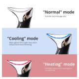 Ms.W Red Light Neck Face Massager, Facial Massager with Hot and Cold Modes for Skin Care, Vibration for Skin Tightening and Rejuvenation