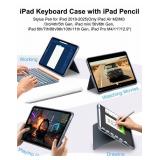 iPad Case With Keyboard And Pen For iPad A16 11Th10Th Gen, Magnetic Detachable iPad Keyboard Case With 7-Color Backlit, Trackpad For iPad Air 11\(M3M2, 20252024) and iPad Pro 11(4th3rd2nd1st Gen)in