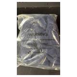 Dog Winter Coat for Large Medium Small Dogs, Warm Fleece High Collar Full Body Dog Jumpsuit Comfortable Onesie Apparel (Dark Blue, X-Large)