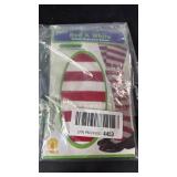 Leg Avenue Womenfts Nylon Striped Tights, WhiteRed, One Size