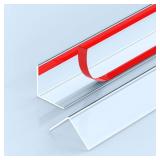 16\ x 1.18\in Wall Corner Protectors, 2PCS Clear Self-Adhesive Guards, Corner Guards and Edge Protector for Walls, Cabinet Doors, Edge Protector Trim, Easy to Install and Cleanin