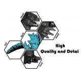 TwCare Monster vs. Kong 2021 Toy Action Figure: King of The Monsters Dinosaur Dragon, Movie Series Movable Joints Soft Vinyl, Travel Bag