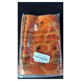 Yangest Orange Square Throw Pillow Cover Wavy Velvet Cushion Cover Modern Zippered Pillowcase for Sofa Couch Bedroom Living Room Chair, 20 x 20 Inch