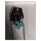 Paparazzi Turquoise Circle Pendant Necklace