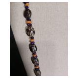 Handcrafted Stone and Wood Bead Necklace