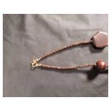 Geometric Copper Bead Necklace