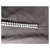 Leopard Print Teardrop Tassel Necklace