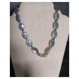 Sterling Silver Oval Link Necklace