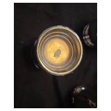 Silver Plated Punch Bowl Set with 10 Cups