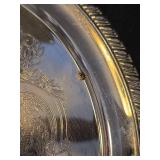 Elegance Silver plated Tea Service Set with Serving Tray