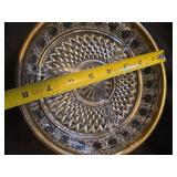 Crystal Pressed Glass Plates Collection