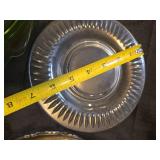 Crystal Pressed Glass Plates Collection