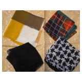 Designer Scarf Set - Geometric and Plaid Collection