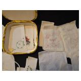 Vintage Embroidered Handkerchief Collection