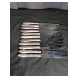 Sterling Silver Dinner Knives Set of 11