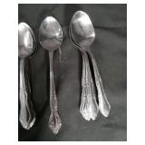 Ornate Silver-Plated Flatware Set