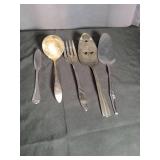 Silver Plated Serving Utensil Set