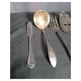 Silver Plated Serving Utensil Set