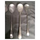 Set of 4 Pewter Spork Utensils