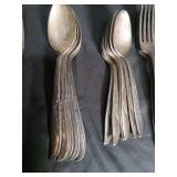 Mid-Century Stainless Steel Flatware Set