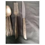 Mid-Century Stainless Steel Flatware Set