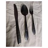 Stainless Steel Star Pattern Flatware Set