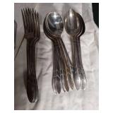 Rogers Bros Silver Plated Flatware Set