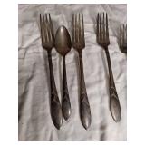 Mid-Century Sterling Silver Flatware Set