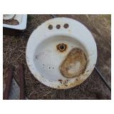 Small cast iron sink