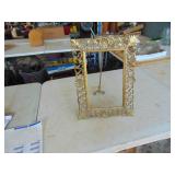 Vintage cast picture frame