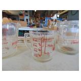 Pyrex and Fire King measures