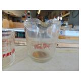 Pyrex and Fire King measures