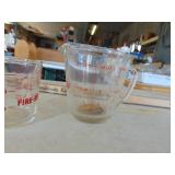 Pyrex and Fire King measures