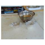Silverplate Bowl - Cream and Sugar
