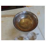 Silverplate Bowl - Cream and Sugar