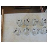 8 Frosted Glasses - MCM