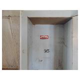 Metal fire extinguisher box