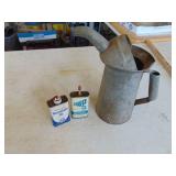 Oil pour and 2 oilers