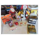 Firefighter collectibles including McCoy cookie jar