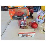 Firefighter collectibles including McCoy cookie jar