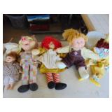 Selection of Dolls - Raggedy Ann and More