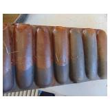 Cast iron skillet and corn bread pan