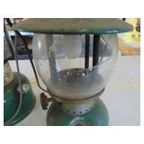 Pair of Coleman lanterns - some damage