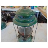 Pair of Coleman lanterns - some damage